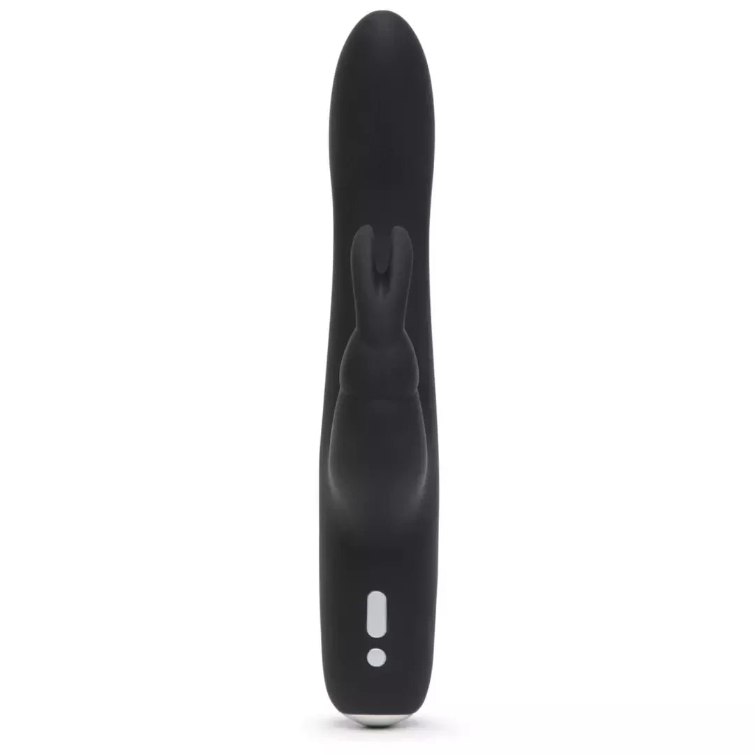 Fifty Shades of Grey Greedy Girl Slimline Rechargeable Rabbit Black