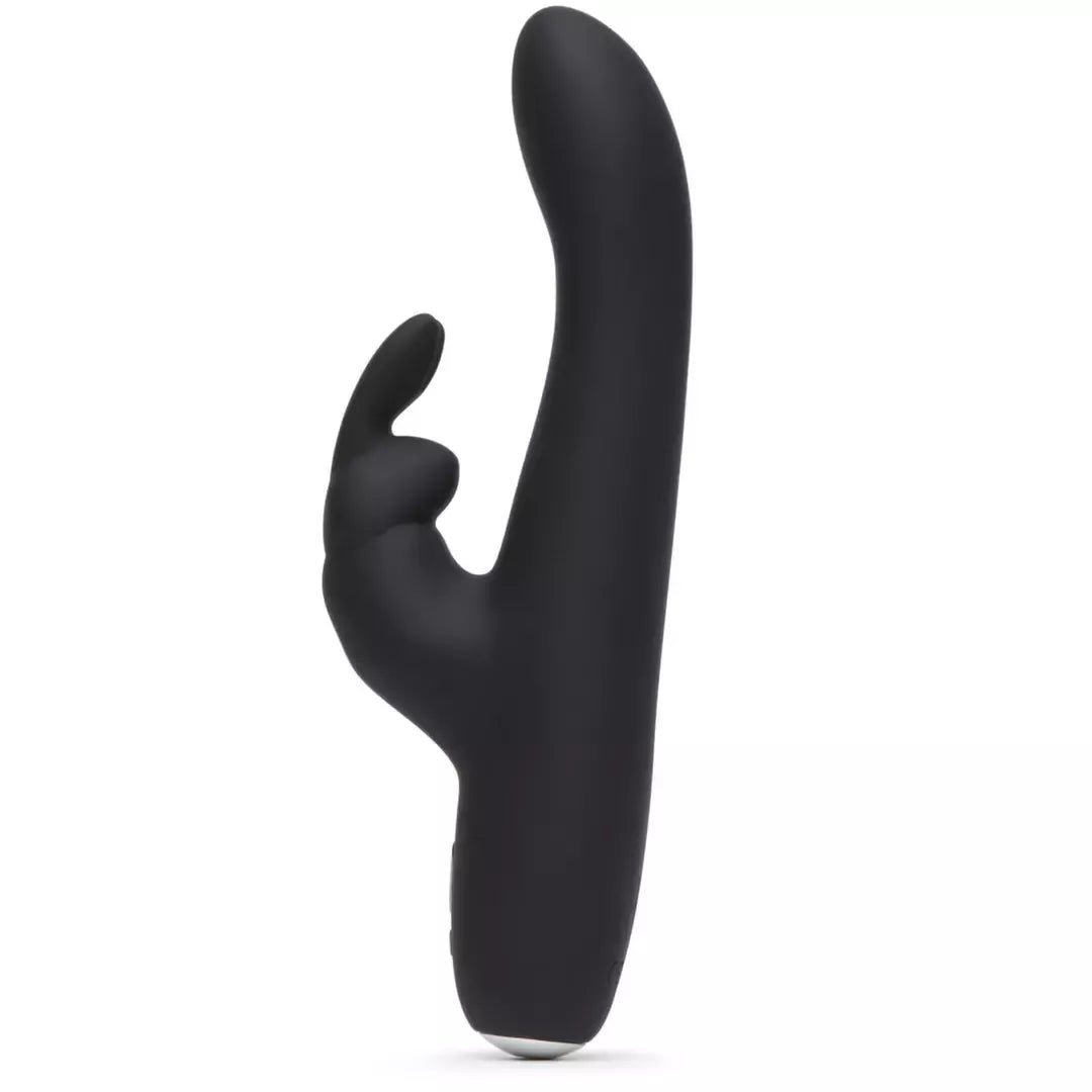 Fifty Shades of Grey Greedy Girl Slimline Rechargeable Rabbit Black