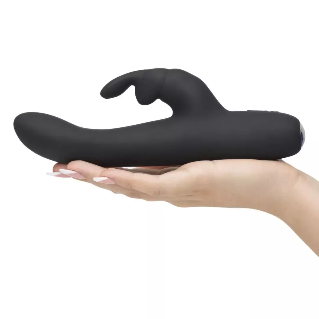 Fifty Shades of Grey Greedy Girl Slimline Rechargeable Rabbit Black