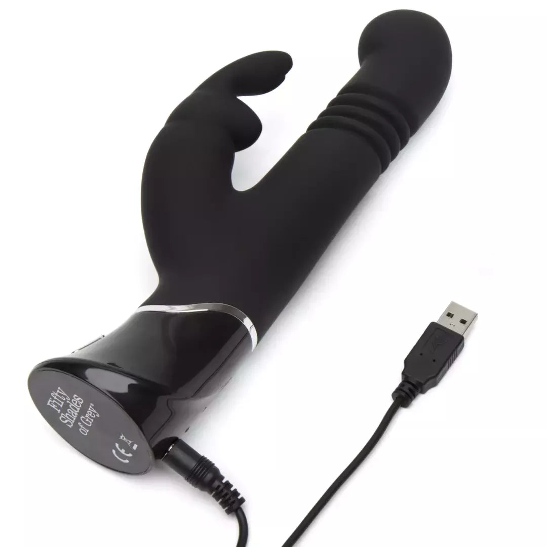 Fifty Shades of Grey Greedy Girl Thrusting G-Spot Intimate Device Juodas