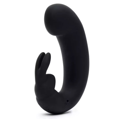 Fifty Shades of Grey Sensation G-Spot Rabbit dvigubo poveikio juodas silikoninis vibratorius