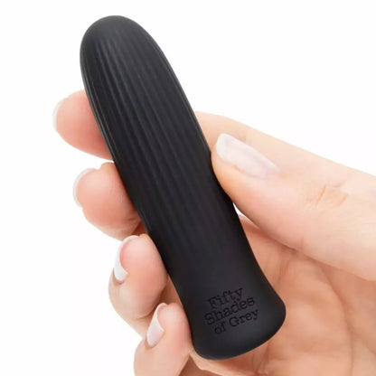 Fifty Shades of Grey Sensation Intimate Bullet, 15 režimų, juodas, USB, atsparus vandeniui