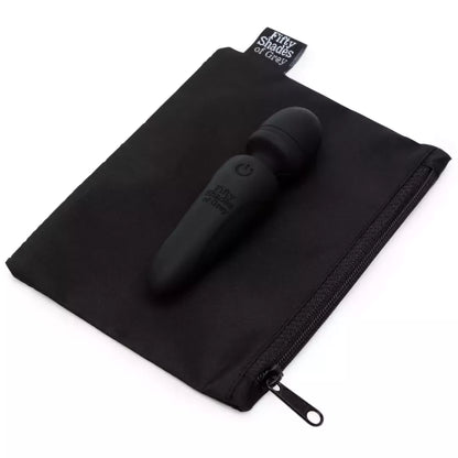 Fifty Shades of Grey Sensation Mini Wand juodas USB įkraunamas masažuoklis