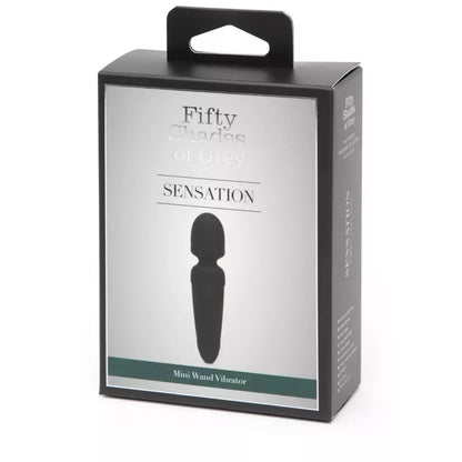 Fifty Shades of Grey Sensation Mini Wand juodas USB įkraunamas masažuoklis