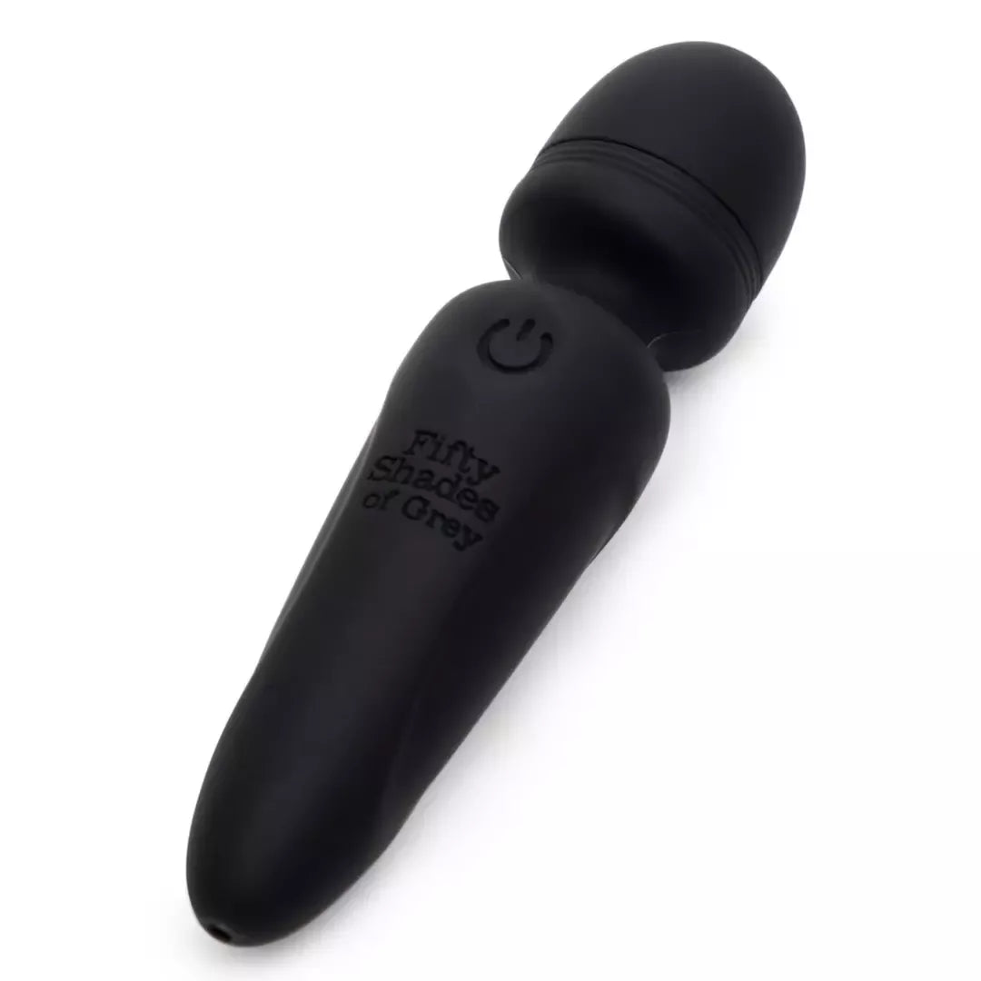 Fifty Shades of Grey Sensation Mini Wand juodas USB įkraunamas masažuoklis