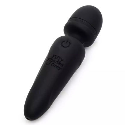 Fifty Shades of Grey Sensation Mini Wand juodas USB įkraunamas masažuoklis