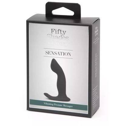 Fifty Shades of Grey Sensation P-Spot vibratorius, įkraunamas per USB, atsparus vandeniui, juodas