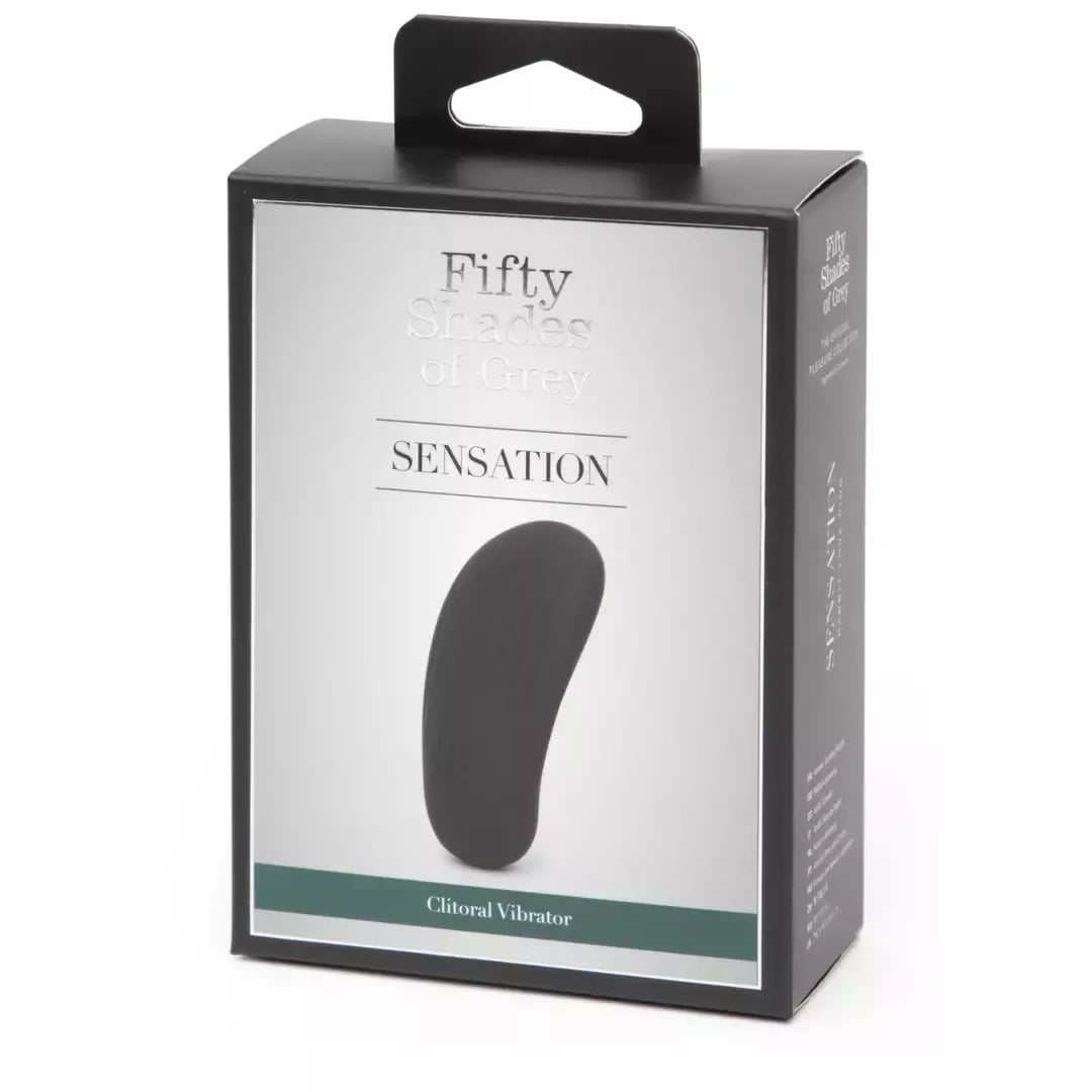 Fifty Shades of Grey Sensation Pebble formos intymus masažuoklis, juodas