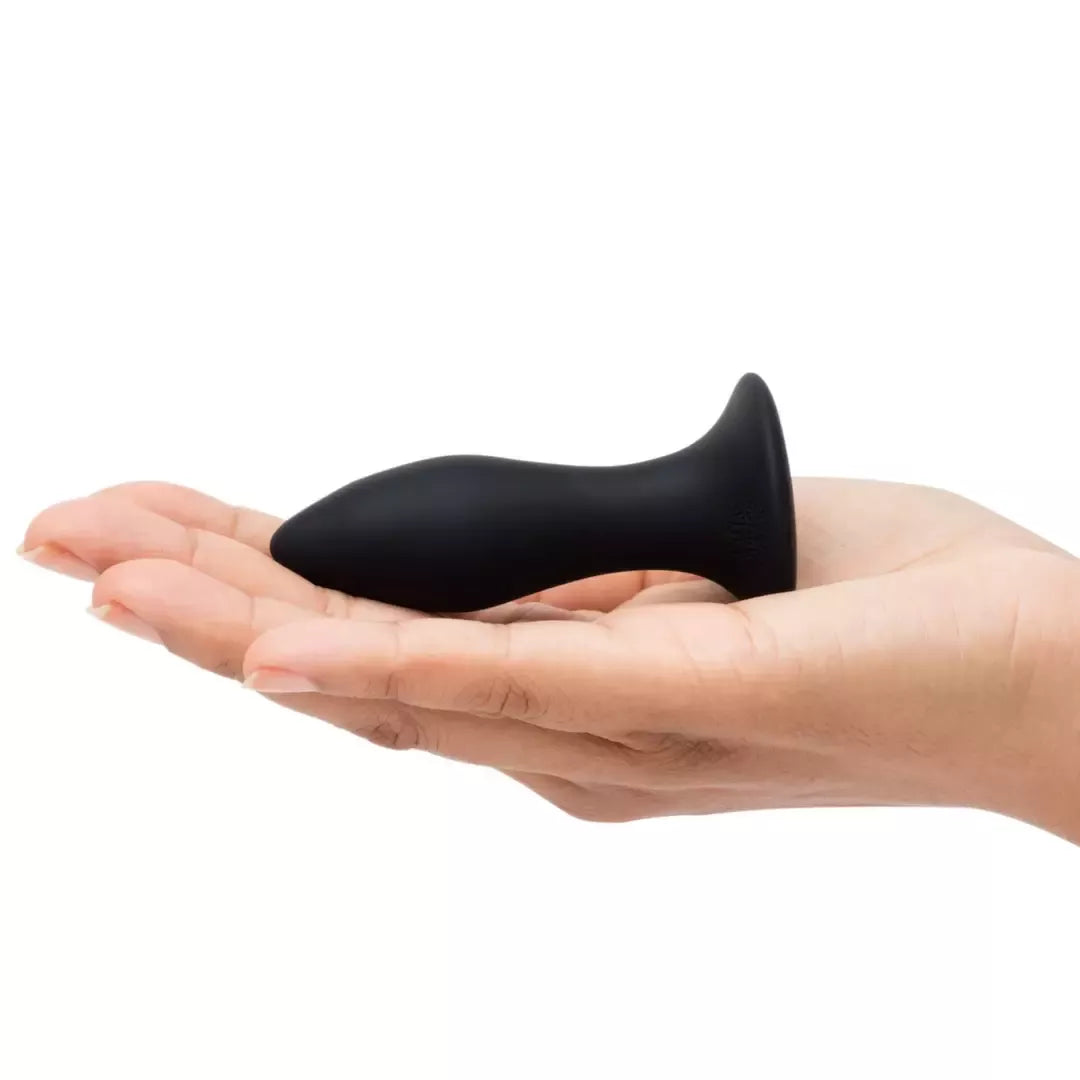 Fifty Shades of Grey Sensation vibruojantis kaištis, juodas silikonas, USB, kompaktiškas
