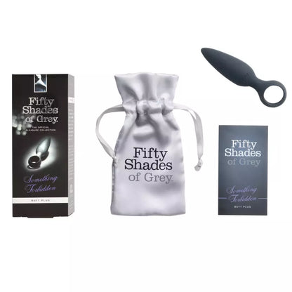 Fifty Shades of Grey Something Forbidden silikoninis analinis kaištis 10,8 cm, juodas