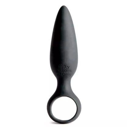 Fifty Shades of Grey Something Forbidden silikoninis analinis kaištis 10,8 cm, juodas