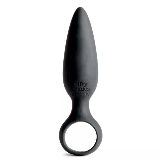 Fifty Shades of Grey Something Forbidden silikoninis analinis kaištis 10,8 cm, juodas