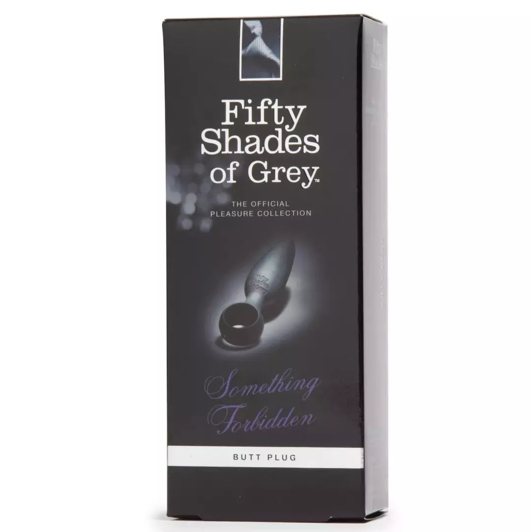 Fifty Shades of Grey Something Forbidden silikoninis analinis kaištis 10,8 cm, juodas
