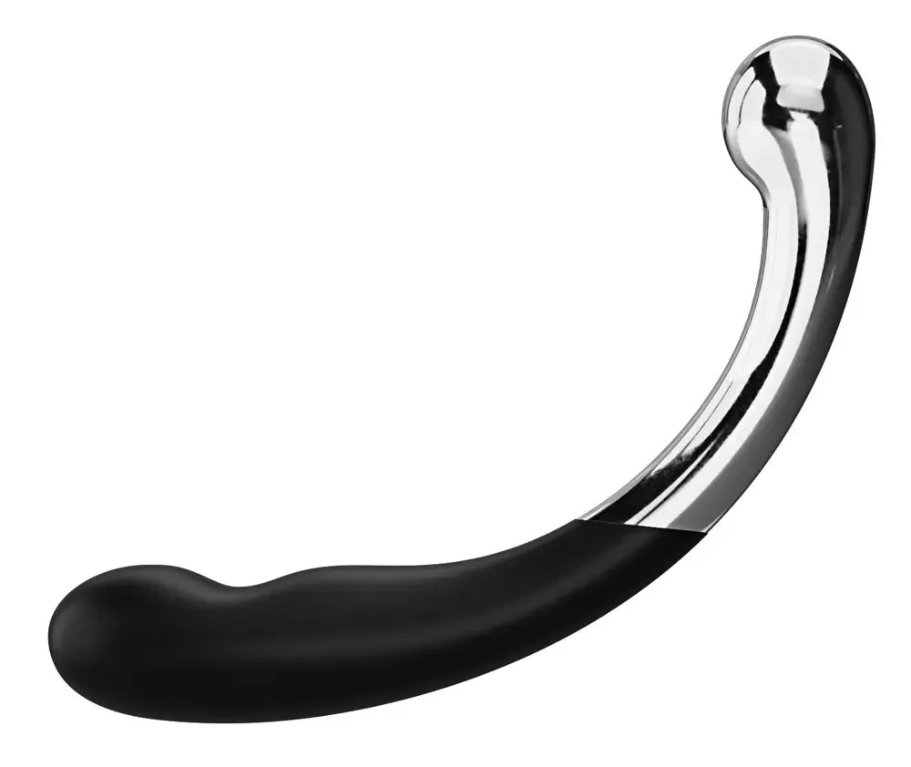 Fifty Shades of Grey Sweet Pressure dvipusė silikoninė ir metalinė lazdelė, 21,5 cm