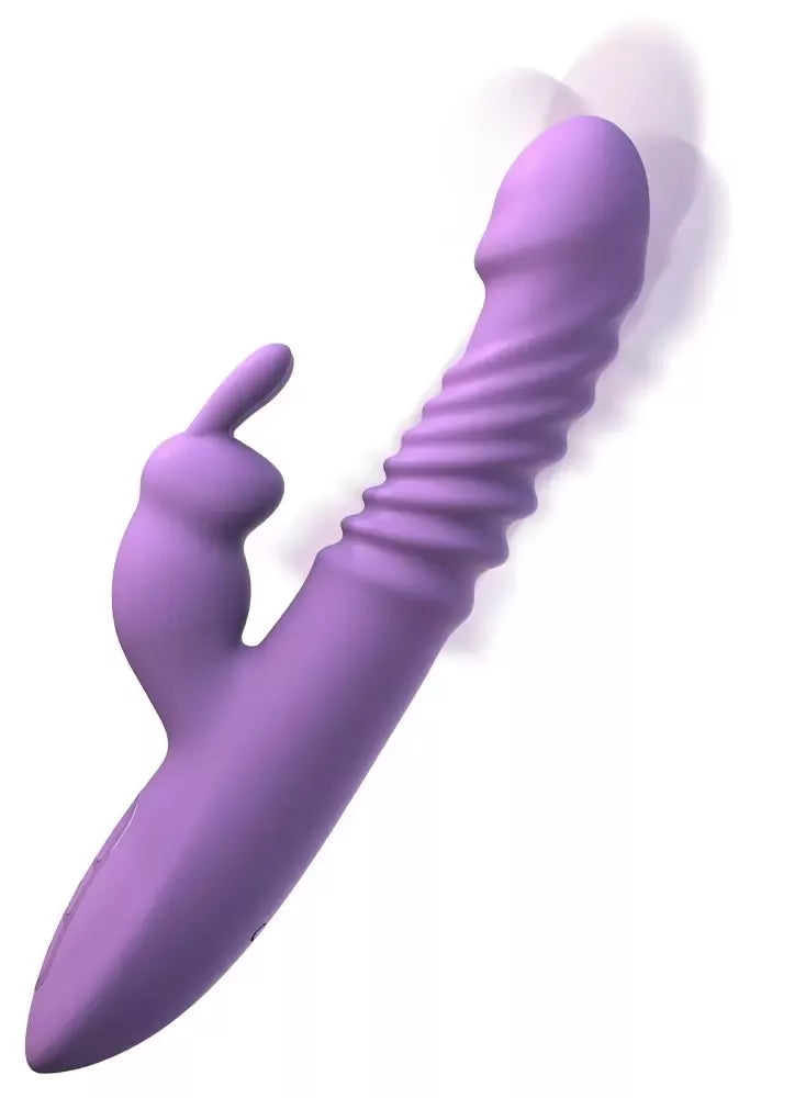 Fifty Shades of Her Thrusting Silicone Rabbit Intimate System, 24 cm, rožinis