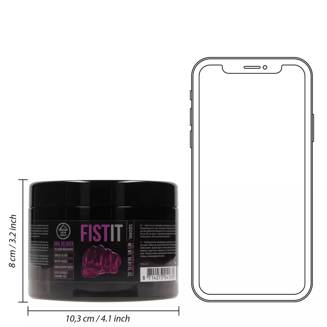 Fist It Anal Relaxer 500ml vandens pagrindo lubrikantas su mentolio pojūčiu