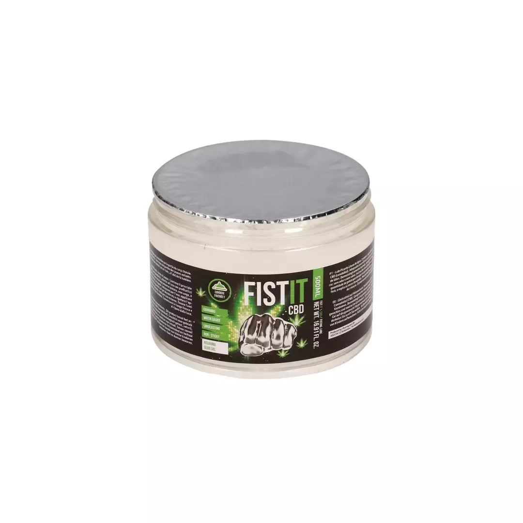 Fist It CBD vandens pagrindo lubrikantas 500 ml – neutrali formulė, didelė pakuotė