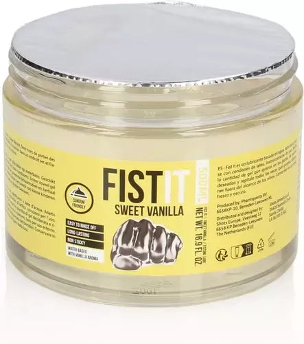 Fist It Extra Thick Intimate Gel Vanilla Scent 500 ml vandens pagrindu sukurtas gelis