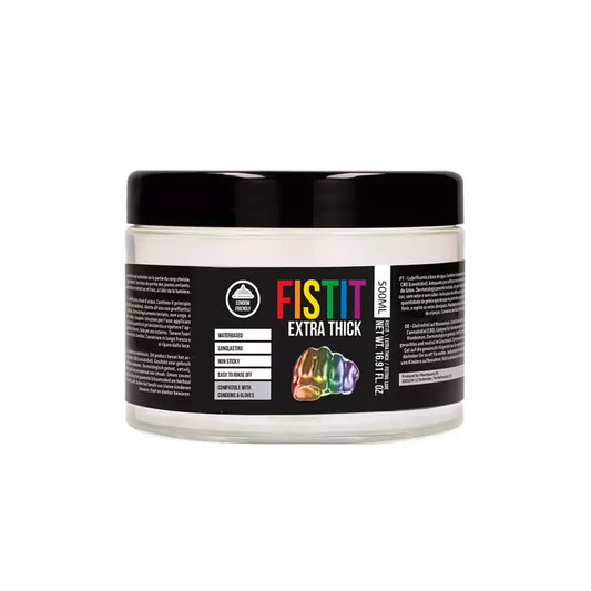 Fist It Extra Thick Rainbow vandens pagrindo lubrikantas 500 ml, bespalvis