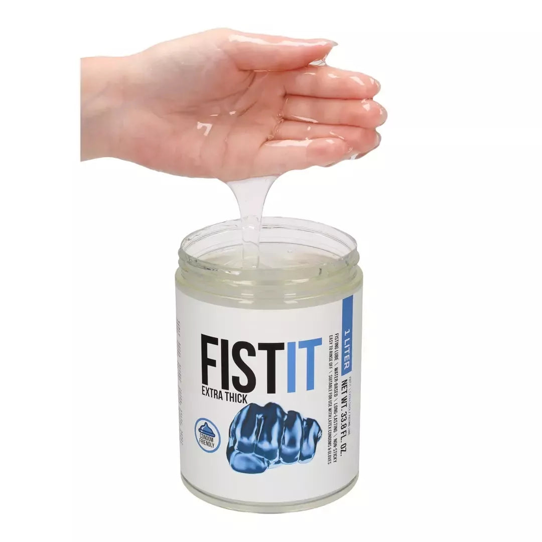 Fist It Extra Thick vandens pagrindo lubrikantas 1000 ml – ilgalaikio poveikio formulė