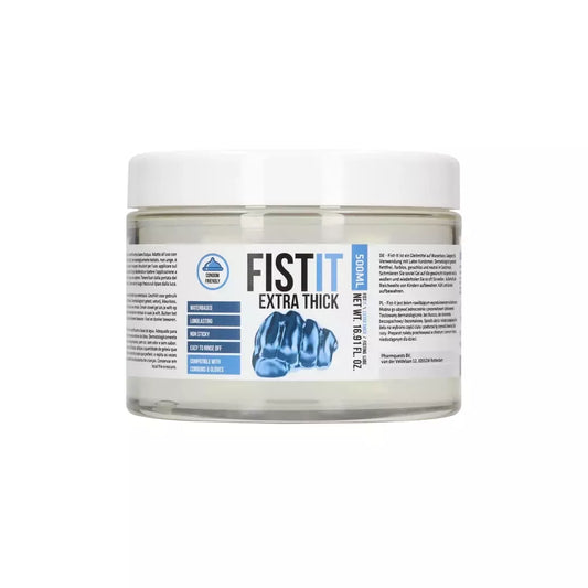 Fist It Extra Thick vandens pagrindo lubrikantas, 500 ml, didelės talpos buteliukas
