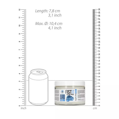 Fist It Extra Thick vandens pagrindo lubrikantas, 500 ml, didelės talpos buteliukas