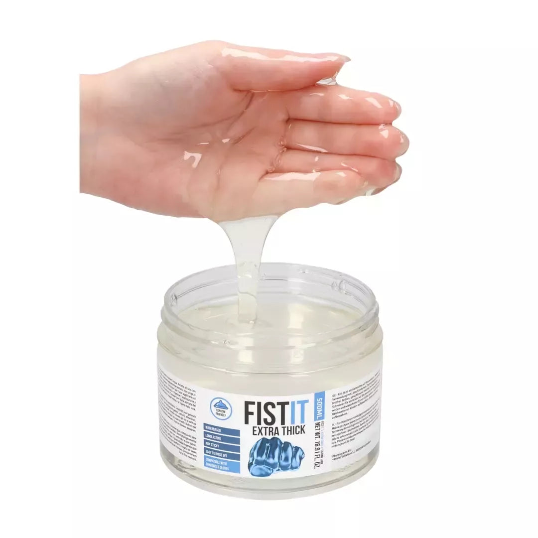 Fist It Extra Thick vandens pagrindo lubrikantas, 500 ml, didelės talpos buteliukas