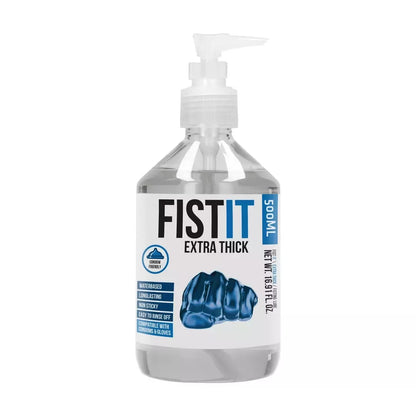 Fist It Extra Thick vandens pagrindo lubrikantas 500ml - ilgai išliekanti formulė