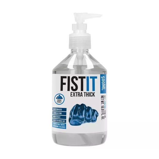 Fist It Extra Thick vandens pagrindo lubrikantas 500ml - ilgai išliekanti formulė