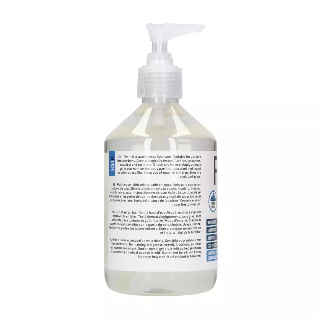 Fist It Extra Thick vandens pagrindo lubrikantas 500ml - ilgai išliekanti formulė