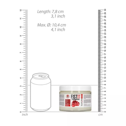 Fist It Extra Thick vandens pagrindo lubrikantas su braškių aromatu, 500 ml