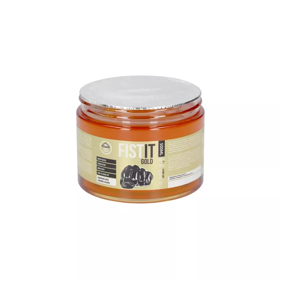 Fist It Gold vandens pagrindo lubrikantas 500 ml – dermatologiškai patikrintas