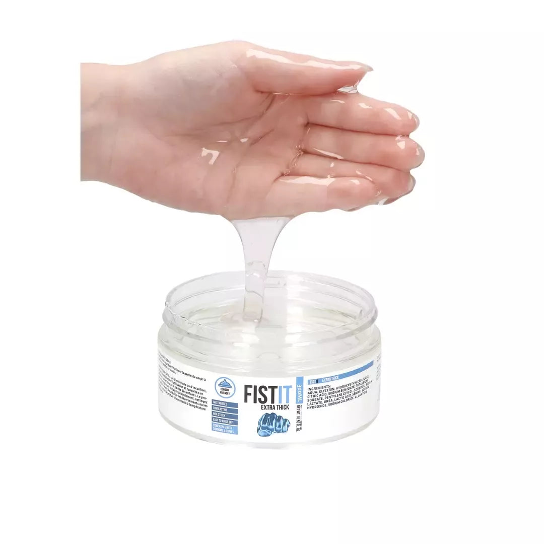Fist It itin tirštas vandens pagrindo lubrikantas 300 ml – ilgalaikio poveikio formulė