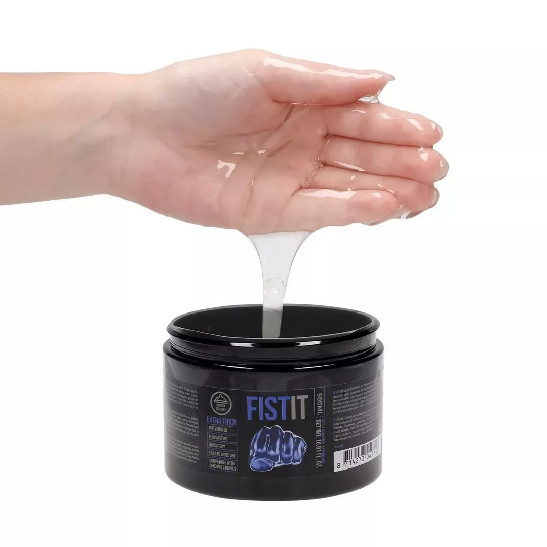 Fist It itin tirštas vandens pagrindo lubrikantas 500 ml – ilgai išliekanti formulė