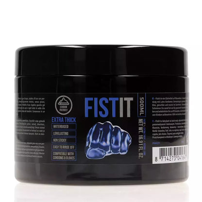 Fist It itin tirštas vandens pagrindo lubrikantas 500 ml – ilgai išliekanti formulė