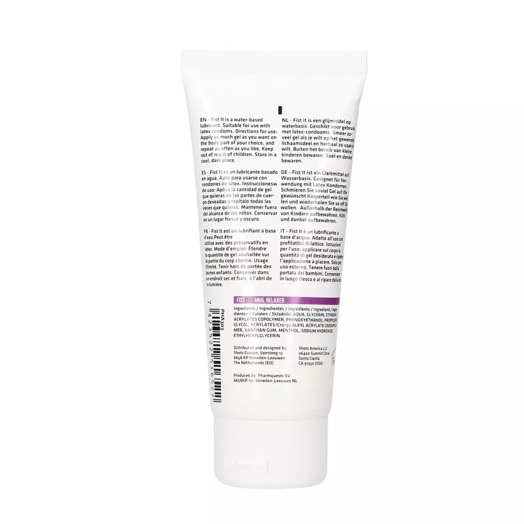 Fist It Professional vandens pagrindo intymus gelis 100ml - bekvapis ir dermatologiškai patikrintas