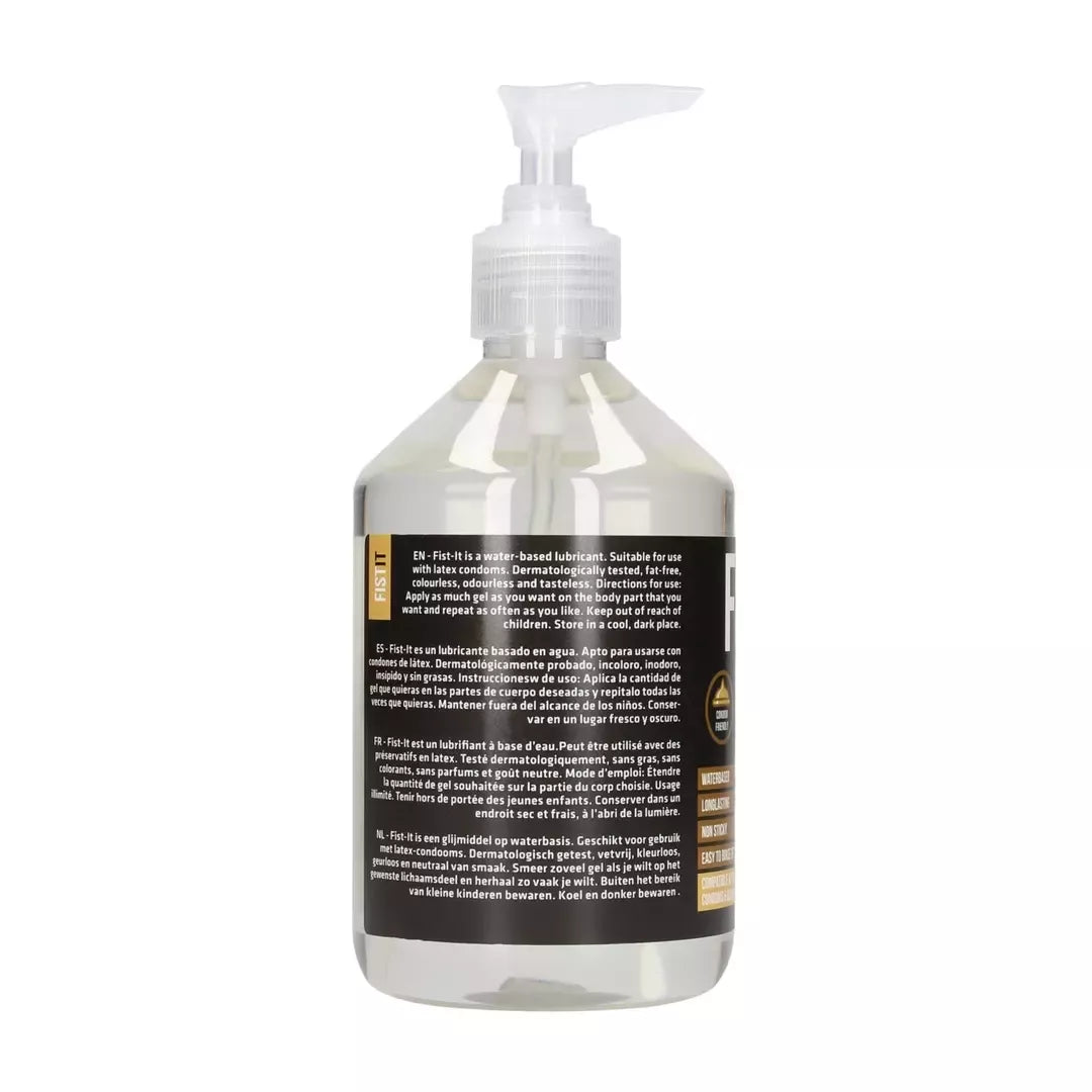 Fist It vandens pagrindo asmeninis gelis 500 ml – dermatologiškai patikrintas, neutralus