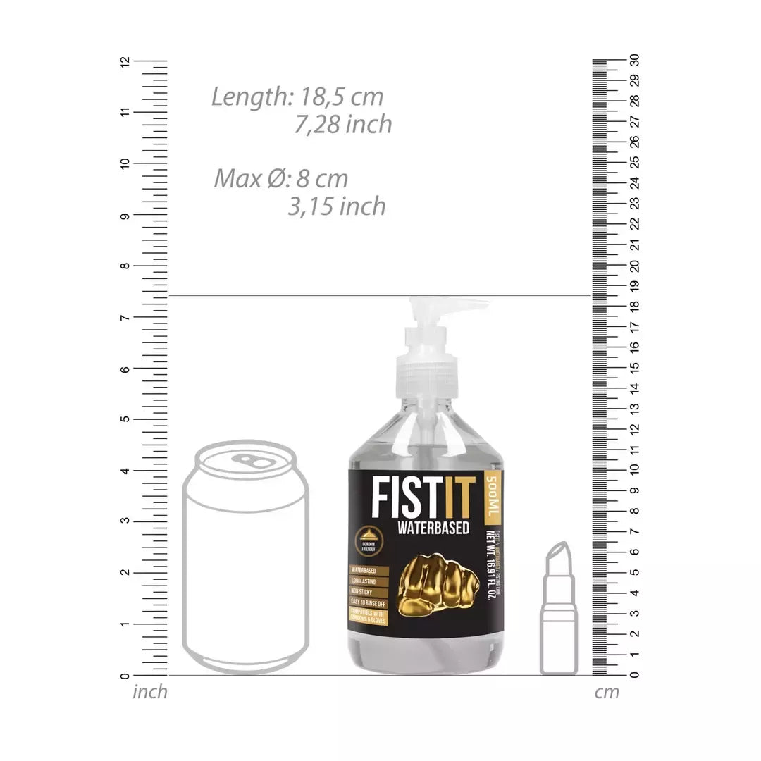 Fist It vandens pagrindo asmeninis gelis 500 ml – dermatologiškai patikrintas, neutralus