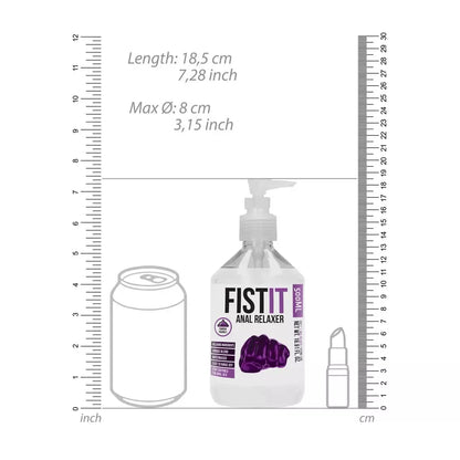 Fist It vandens pagrindo gelinis lubrikantas 500 ml - dermatologiškai patikrintas