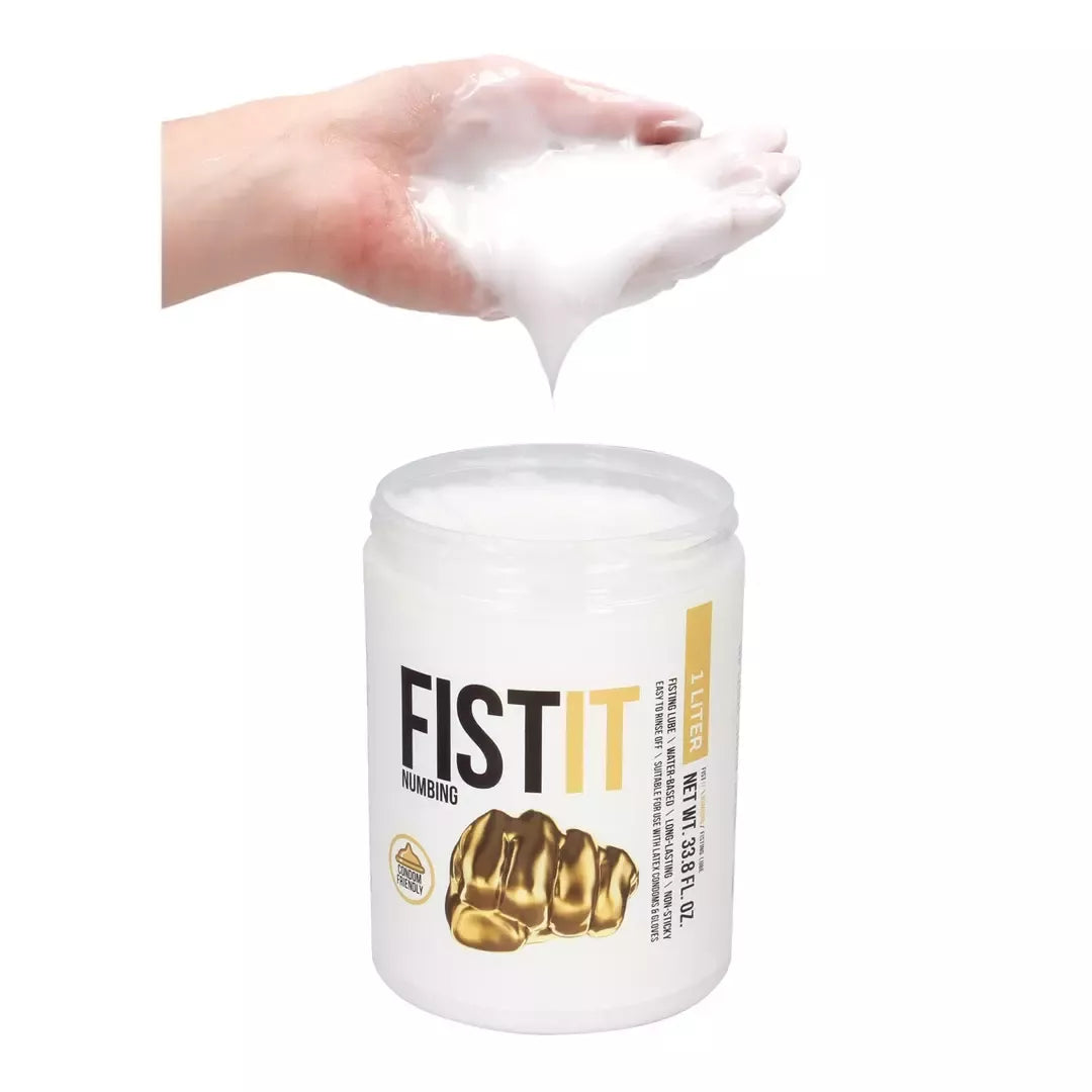 Fist It vandens pagrindo lubrikantas 1000ml – ilgalaikė formulė, neutralus kvapas