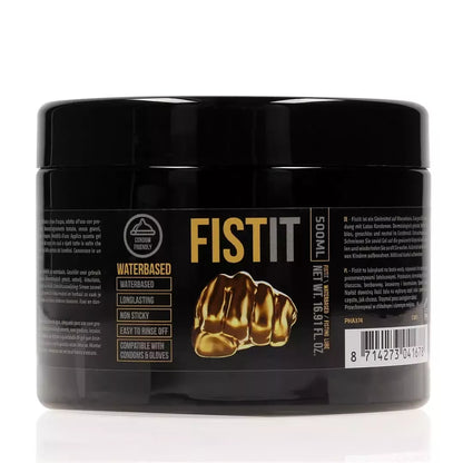 Fist It vandens pagrindo lubrikantas 500ml – ilgai išliekantis intymus gelis