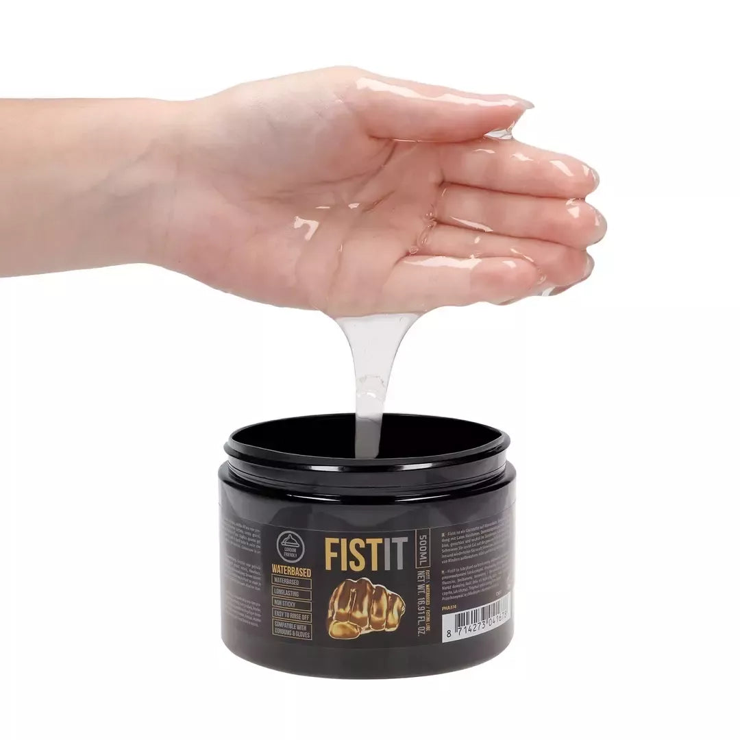 Fist It vandens pagrindo lubrikantas 500ml – ilgai išliekantis intymus gelis