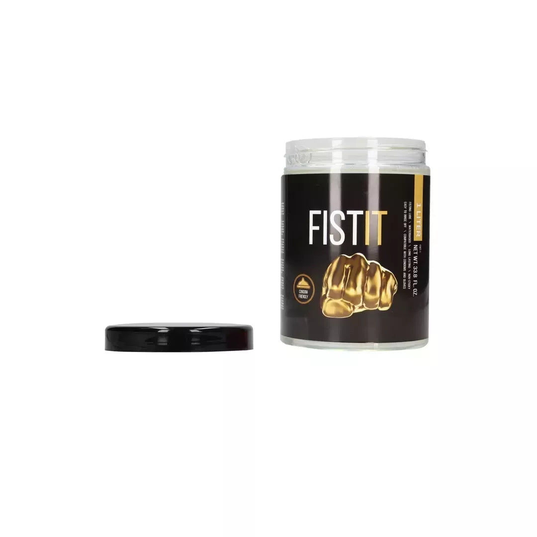 Fist It Water-Based Lubricant 1000 ml – didelis permatomas gelio indelis