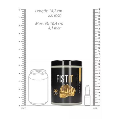 Fist It Water-Based Lubricant 1000 ml – didelis permatomas gelio indelis