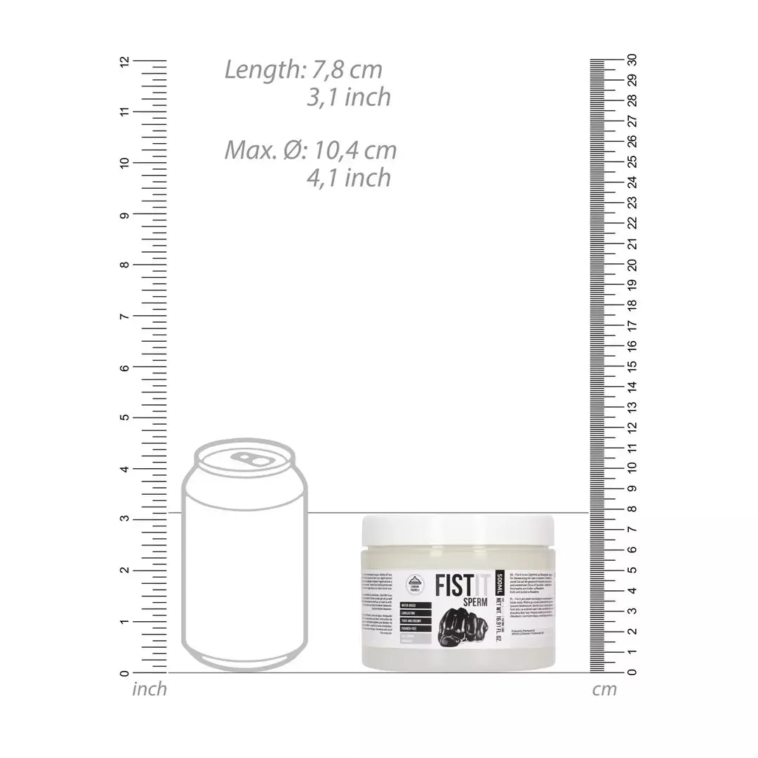 Fist It Water-Based Lubricant 500 ml – Ilgai išliekanti, skaidri formulė