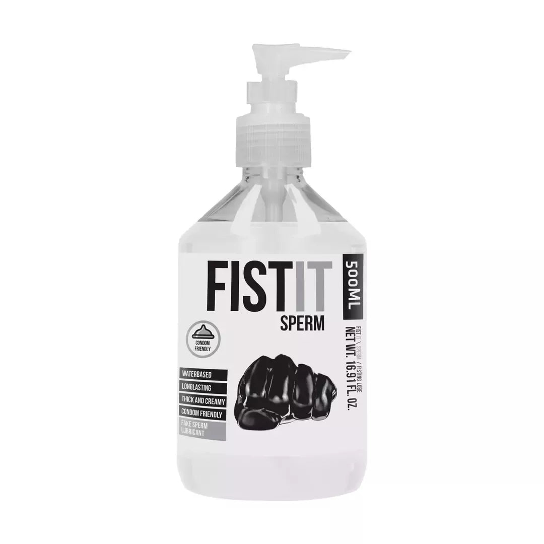 Fist It Water-Based Lubricant 500ml – skaidri, neutrali formulė