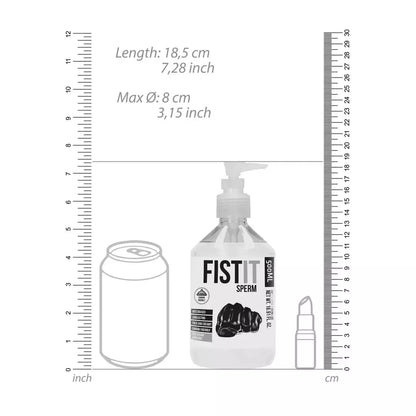 Fist It Water-Based Lubricant 500ml – skaidri, neutrali formulė