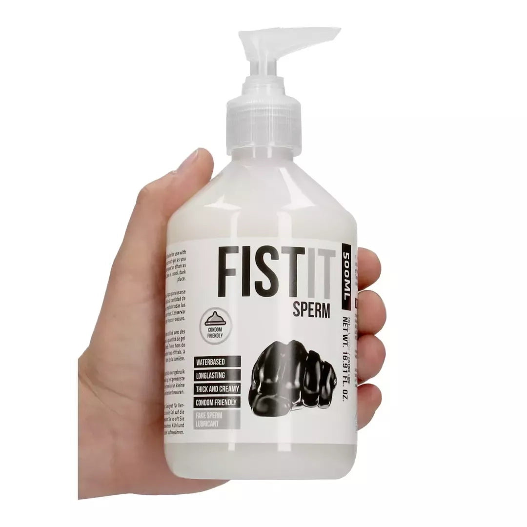 Fist It Water-Based Lubricant 500ml – skaidri, neutrali formulė