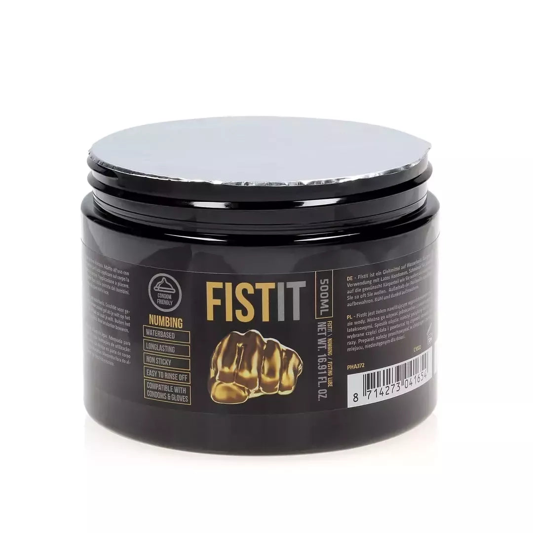 FistIt Extra Thick Lubricant Menthol 500ml – Vandens pagrindo veganiška formulė