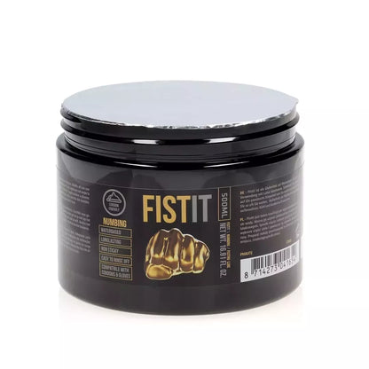 FistIt Extra Thick Lubricant Menthol 500ml – Vandens pagrindo veganiška formulė